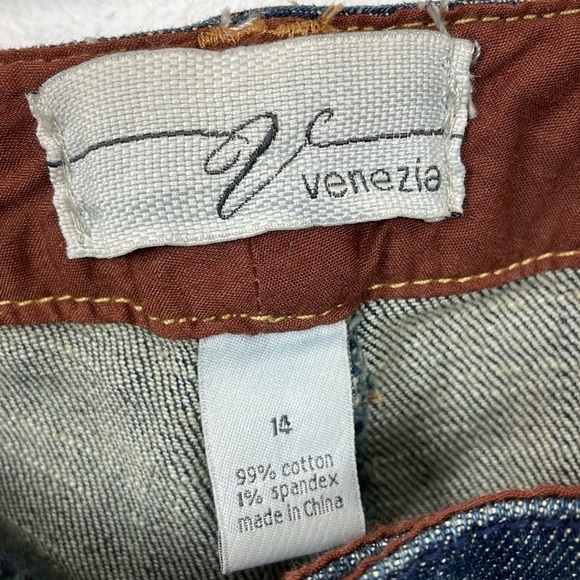 Lane Bryant Venezia Jeans Womens 14 Plus Size 5 Pocket Wide Leg Blue Jeans Pants - Picture 8 of 8